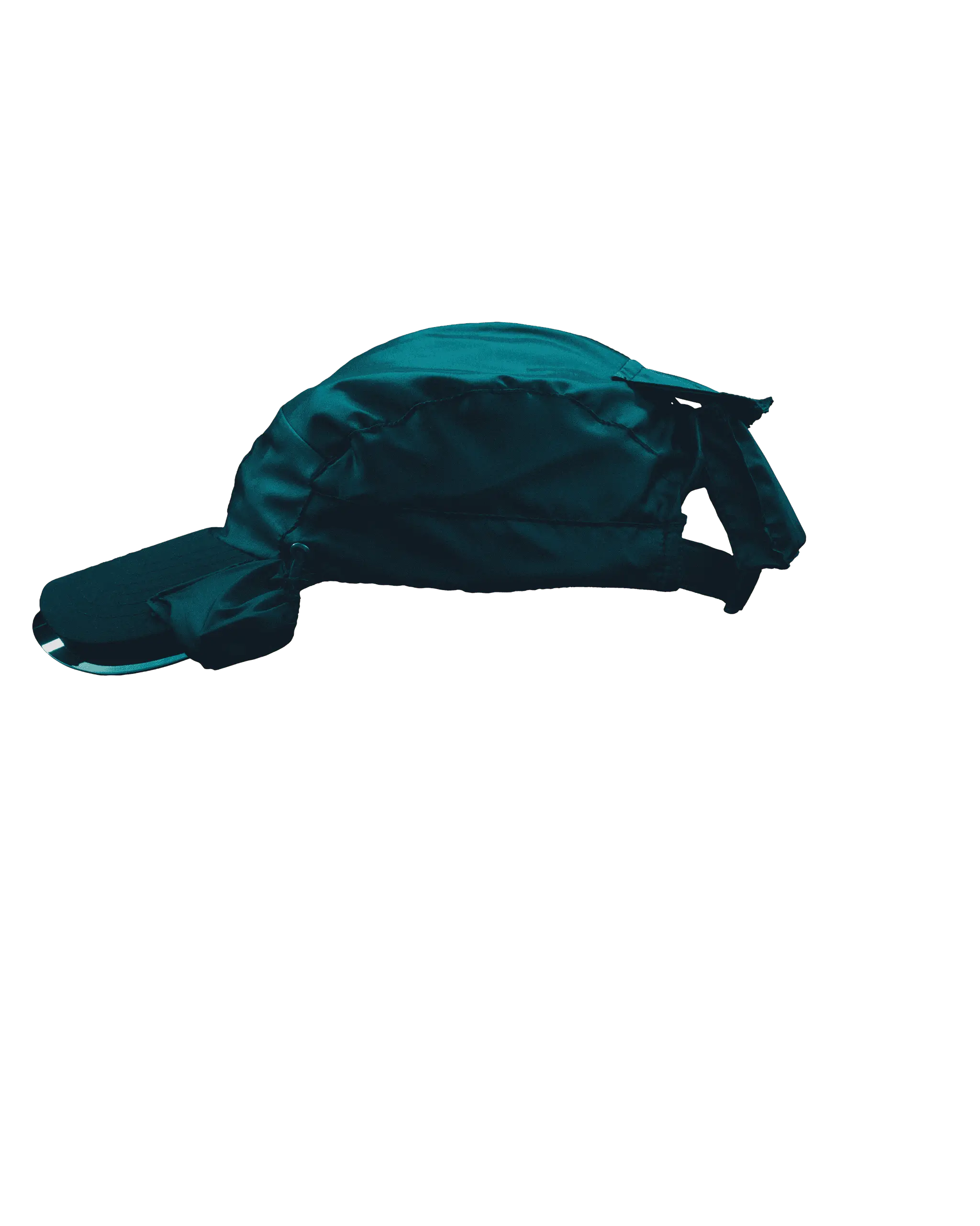 Captured Cap rotating through 180 degrees.